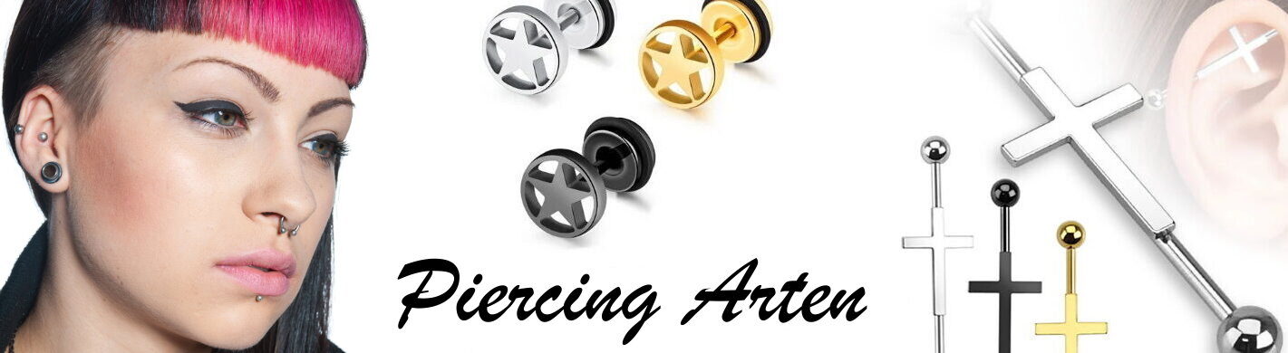 Piercing-Arten